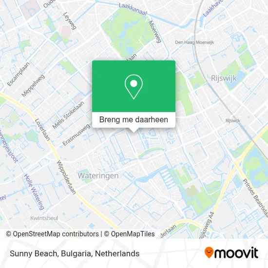 Sunny Beach, Bulgaria kaart