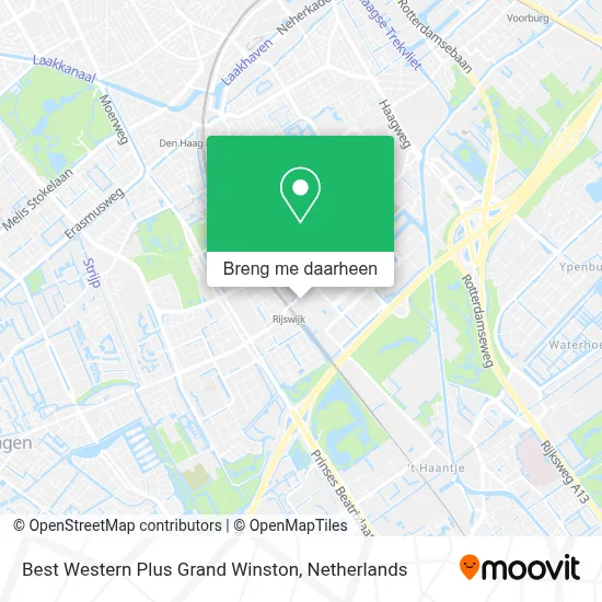 Best Western Plus Grand Winston kaart