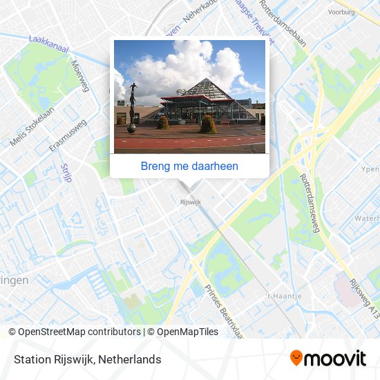 Station Rijswijk kaart