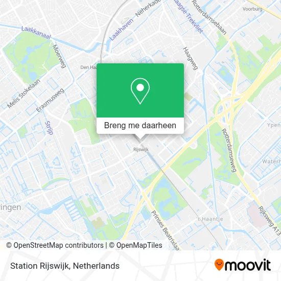 Station Rijswijk kaart