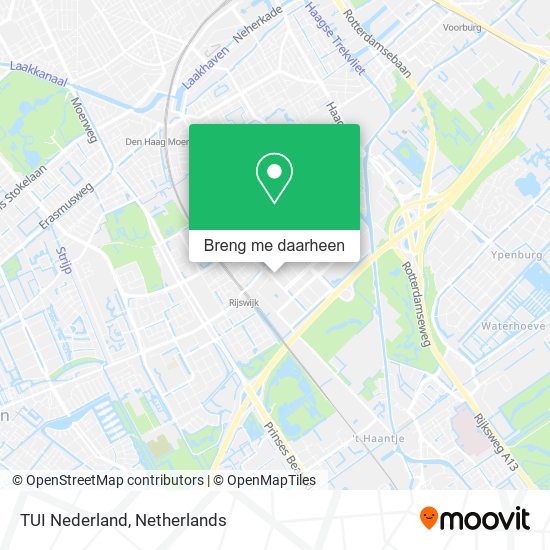 TUI Nederland kaart