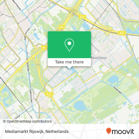 Mediamarkt Rijswijk kaart
