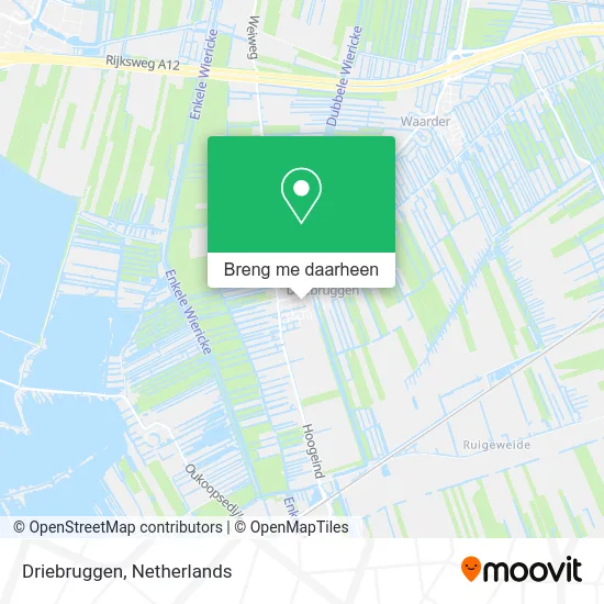 Driebruggen kaart