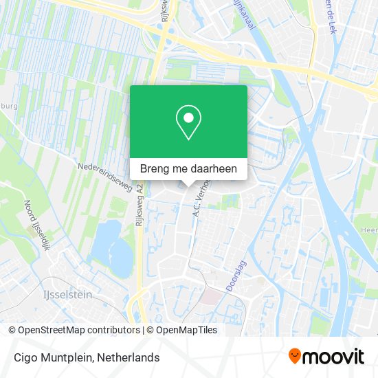 Cigo Muntplein kaart
