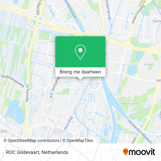 ROC Gildevaart kaart