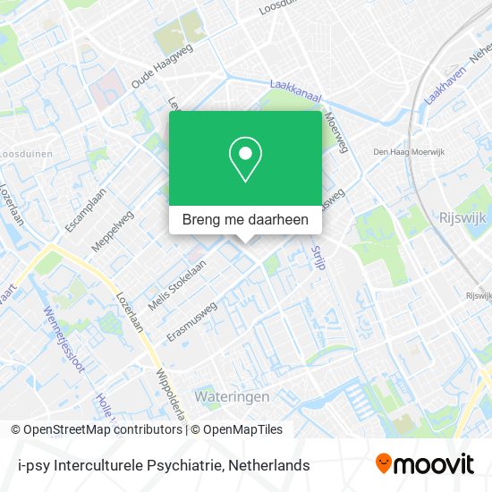 i-psy Interculturele Psychiatrie kaart