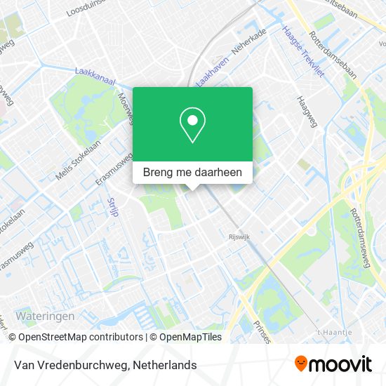 Van Vredenburchweg kaart