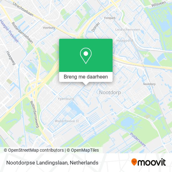 Nootdorpse Landingslaan kaart