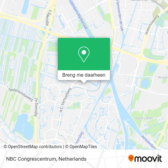NBC Congrescentrum kaart