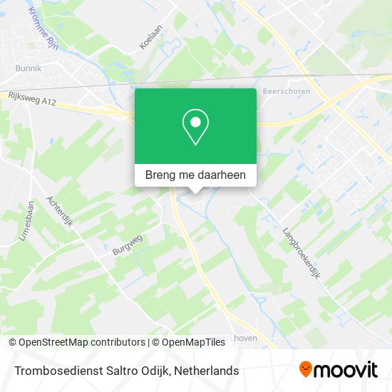 Trombosedienst Saltro Odijk kaart