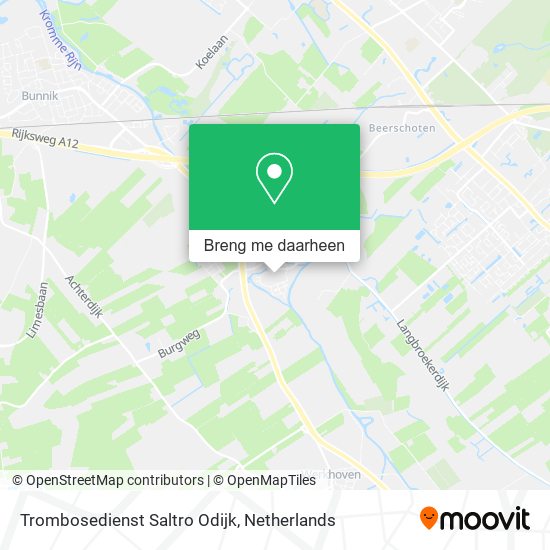 Trombosedienst Saltro Odijk kaart