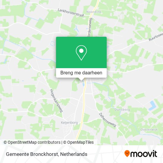 Gemeente Bronckhorst kaart