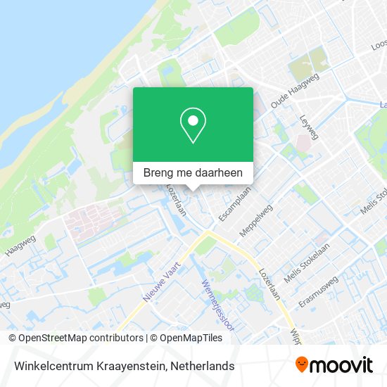 Winkelcentrum Kraayenstein kaart