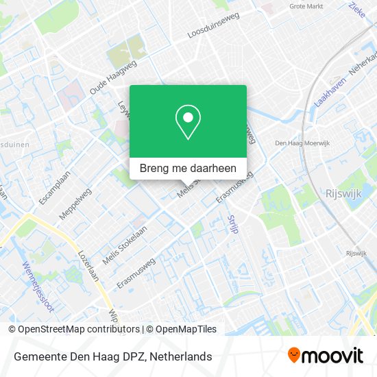 Gemeente Den Haag DPZ kaart