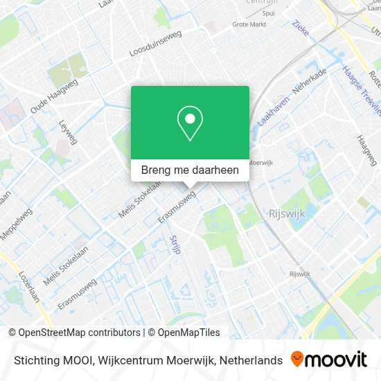 Stichting MOOI, Wijkcentrum Moerwijk kaart
