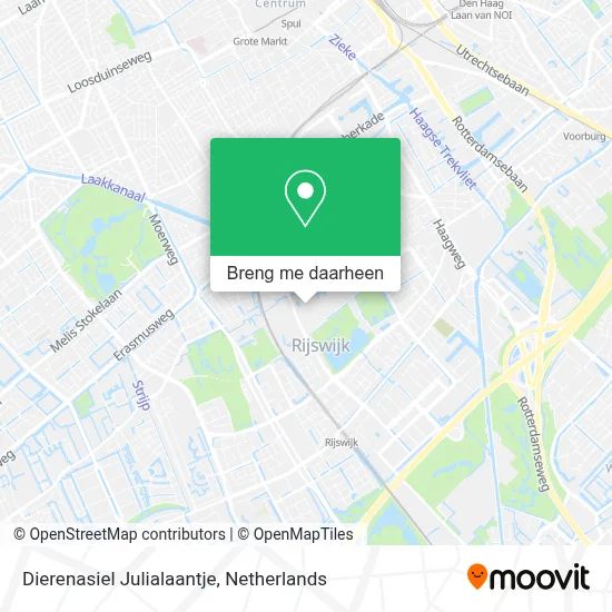 Dierenasiel Julialaantje kaart