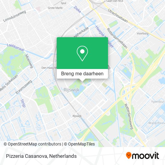 Pizzeria Casanova kaart