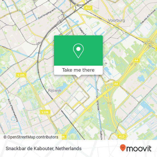 Snackbar de Kabouter kaart