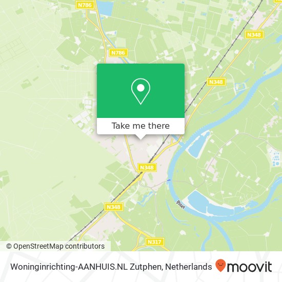 Woninginrichting-AANHUIS.NL Zutphen kaart