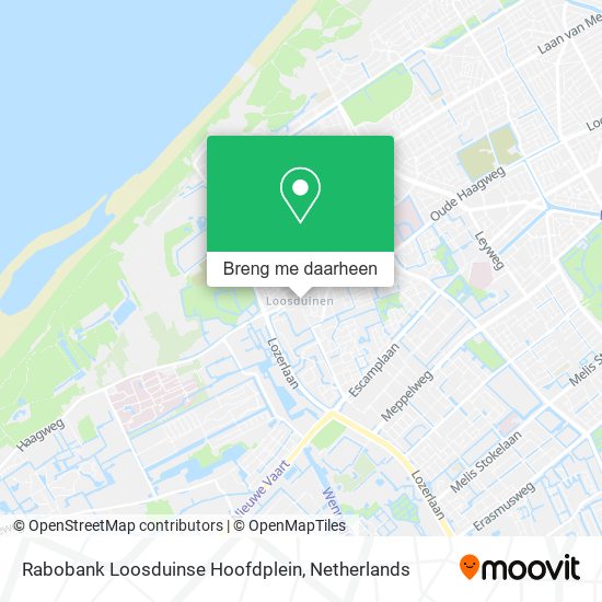 Rabobank Loosduinse Hoofdplein kaart