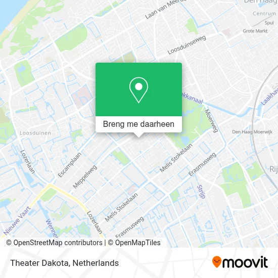 Theater Dakota kaart