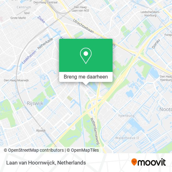 Laan van Hoornwijck kaart