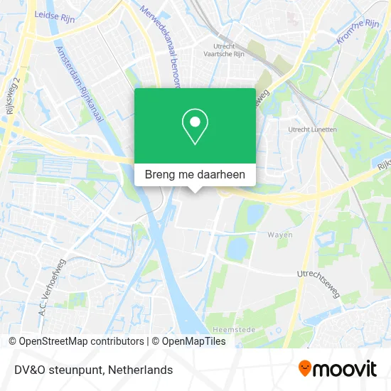 DV&O steunpunt kaart