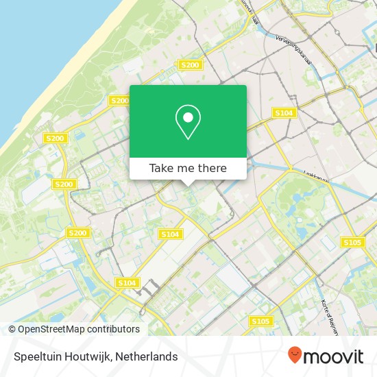 Speeltuin Houtwijk kaart