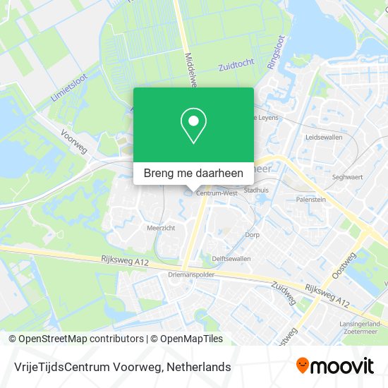 VrijeTijdsCentrum Voorweg kaart