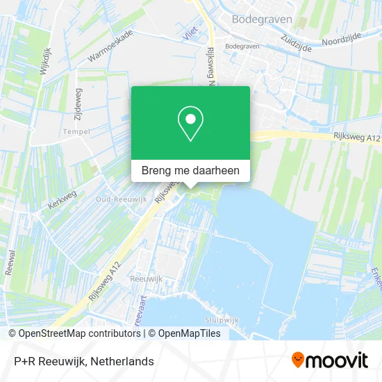 P+R Reeuwijk kaart