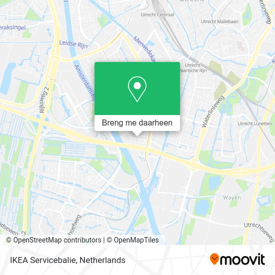 IKEA Servicebalie kaart