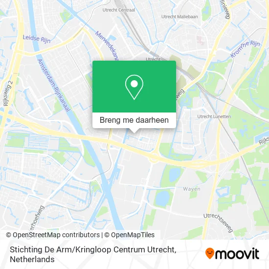 Stichting De Arm / Kringloop Centrum Utrecht kaart