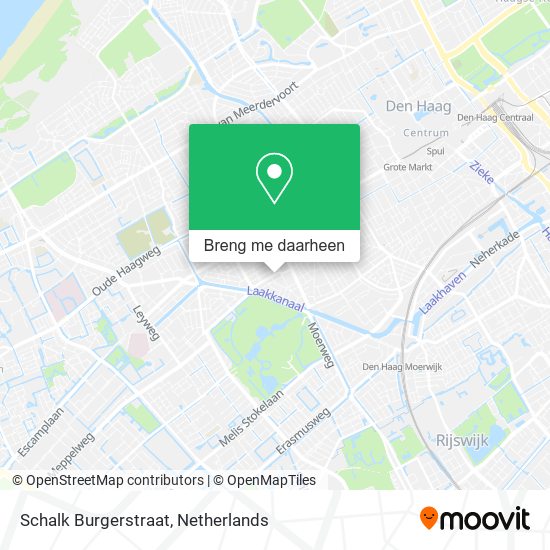 Schalk Burgerstraat kaart