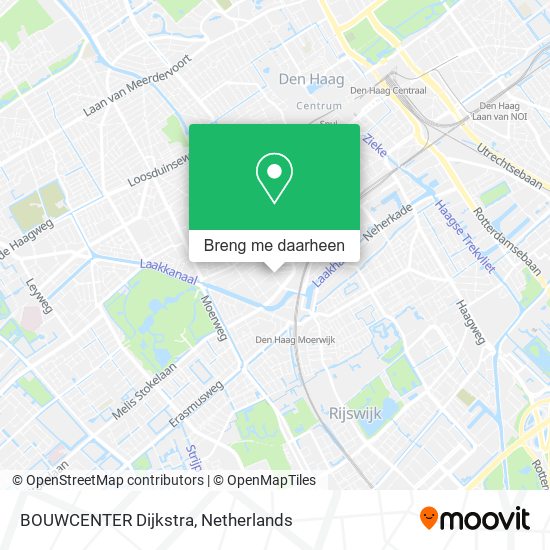 BOUWCENTER Dijkstra kaart