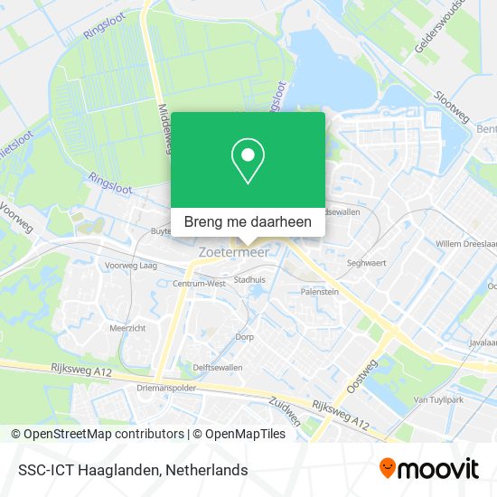 SSC-ICT Haaglanden kaart