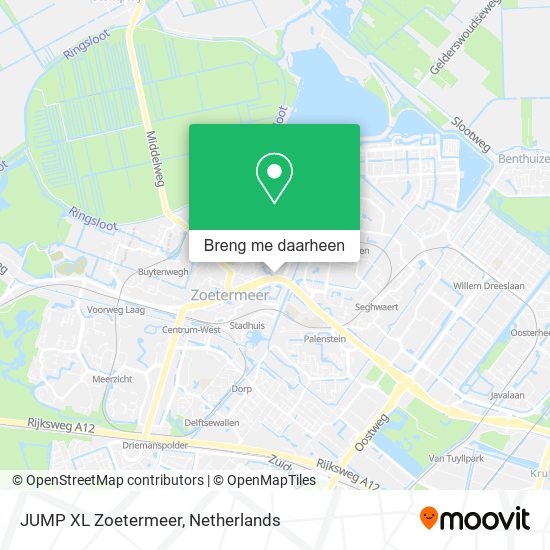 JUMP XL Zoetermeer kaart