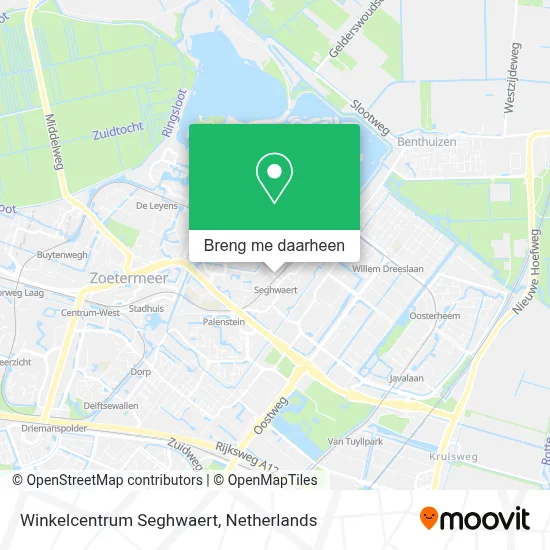 Winkelcentrum Seghwaert kaart