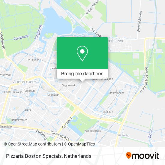 Pizzaria Boston Specials kaart