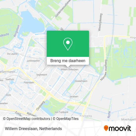 Willem Dreeslaan kaart