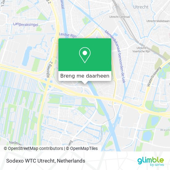 Sodexo WTC Utrecht kaart