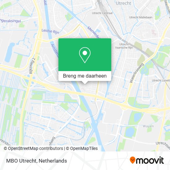 MBO Utrecht kaart
