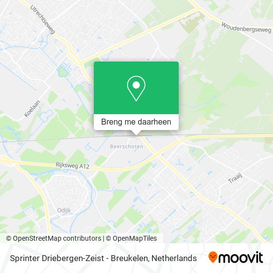 Sprinter Driebergen-Zeist - Breukelen kaart