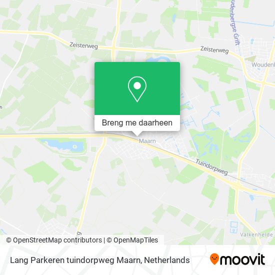 Lang Parkeren tuindorpweg Maarn kaart