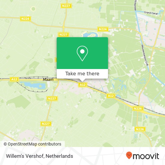 Willem's Vershof kaart