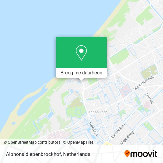 Alphons diepenbrockhof kaart