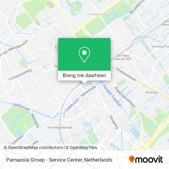 Parnassia Groep - Service Center kaart