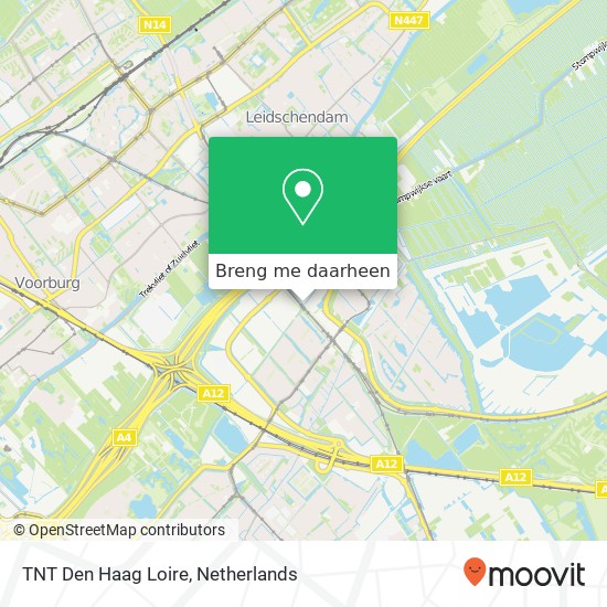 TNT Den Haag Loire kaart