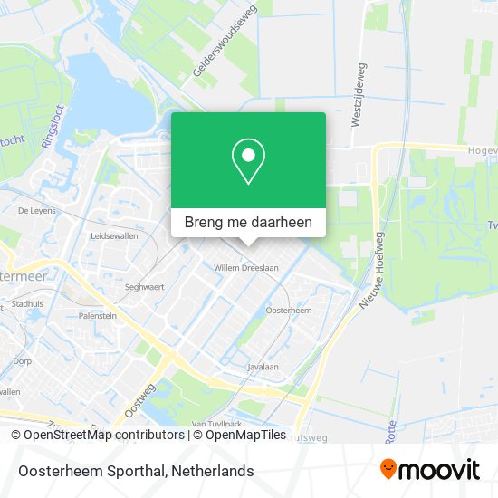 Oosterheem Sporthal kaart