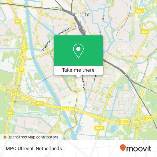 MPO Utrecht kaart