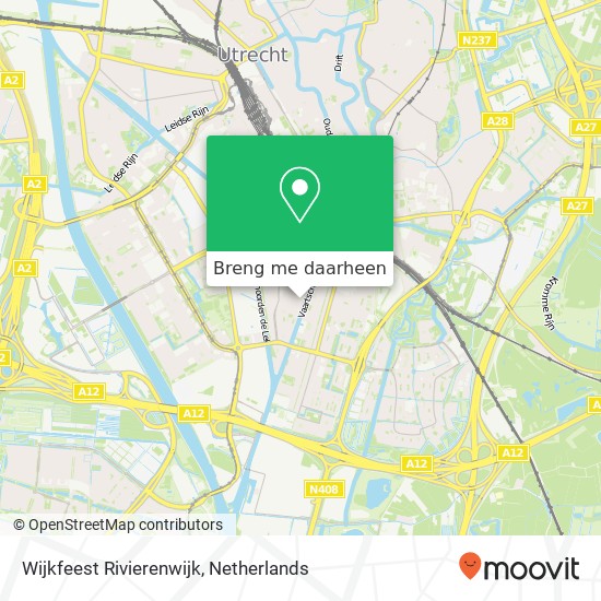 Wijkfeest Rivierenwijk kaart